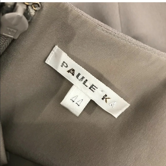 Paule Ka Women 100% Silk Dress Ruffled Size FR 44 - Picture 9 of 12